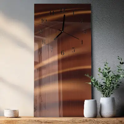 Wanduhr mit motiv vertikal Muster