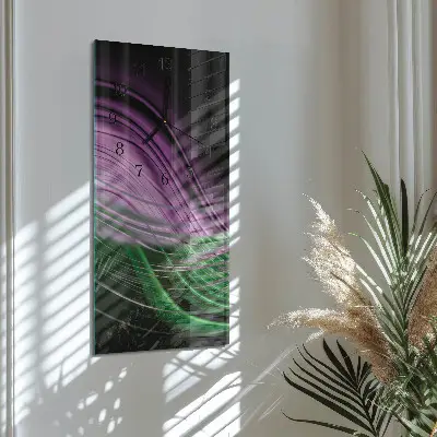 Wanduhr design ausgefallen vertikal Abstrakte Kunst