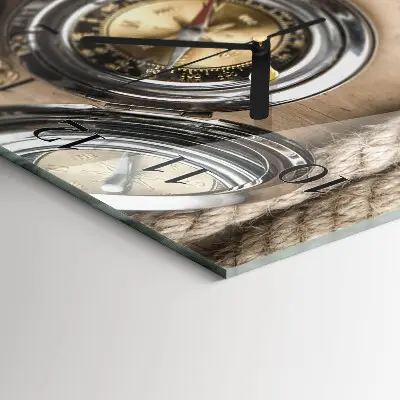 Vertikale Uhr Kompass