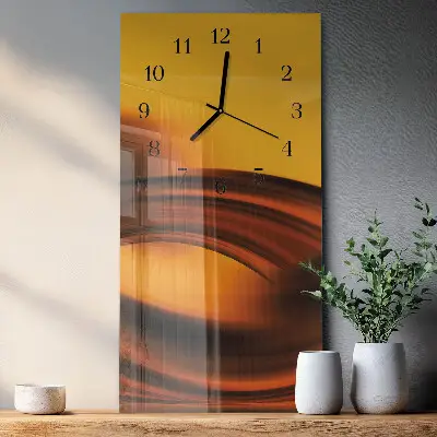 Moderne wanduhr vertikal Abstraktion