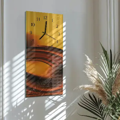 Moderne wanduhr vertikal Abstraktion