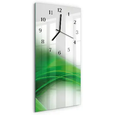 Vertikale glas wanduhr Muster