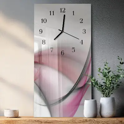 Wanduhr design ausgefallen vertikal Abstrakte Kunst