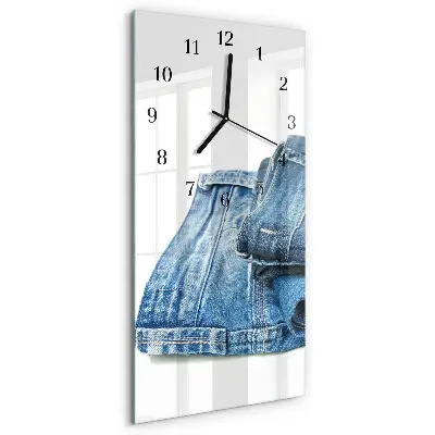Vertikale Uhr Jeans