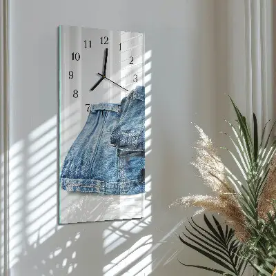 Vertikale Uhr Jeans