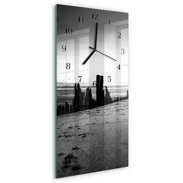 Wanduhr mit motiv vertikal Strand