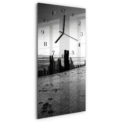 Wanduhr mit motiv vertikal Strand