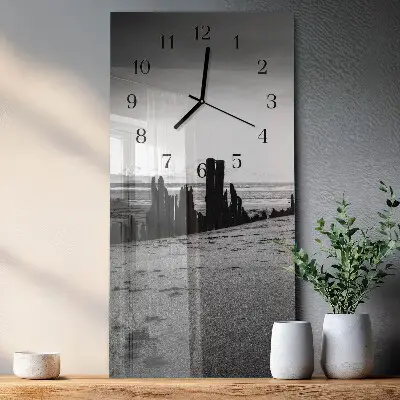 Wanduhr mit motiv vertikal Strand