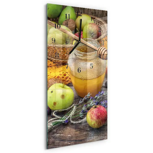 Vertikale Uhr Herbsttisch