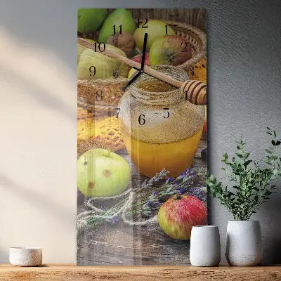 Vertikale Uhr Herbsttisch