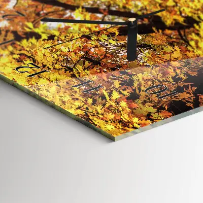 Wanduhr mit motiv vertikal Baum