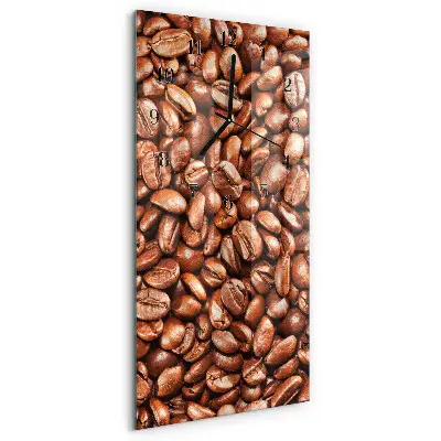 Vertikale Uhr Kaffeebohnen
