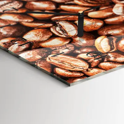 Vertikale Uhr Kaffeebohnen