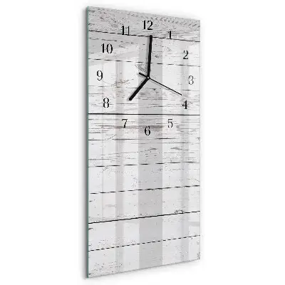 Vertikale glas wanduhr Wand