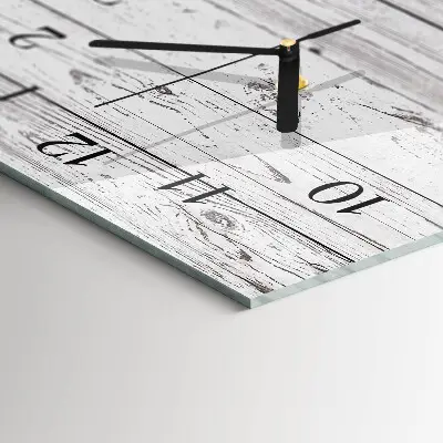 Vertikale glas wanduhr Wand