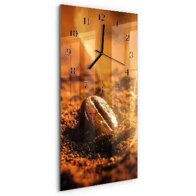 Vertikale Uhr Koffeinbohnen