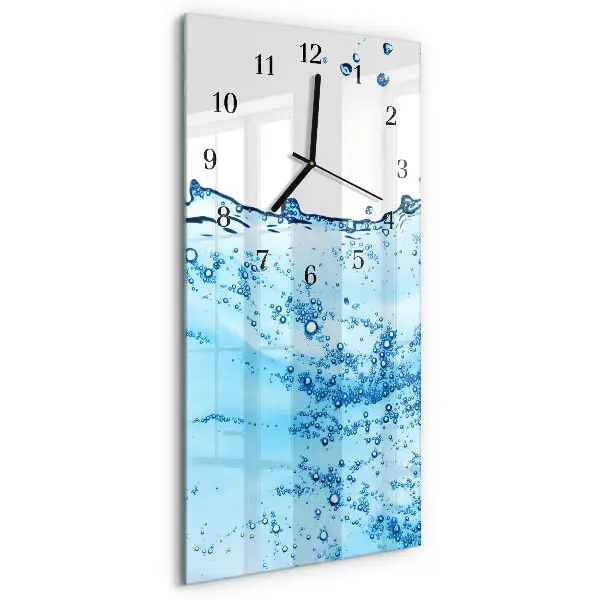 Wanduhr design ausgefallen vertikal Wasser