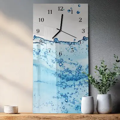 Wanduhr design ausgefallen vertikal Wasser