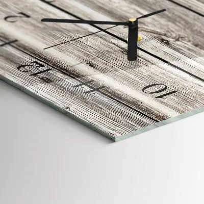 Wanduhr mit motiv vertikal Holzlatten