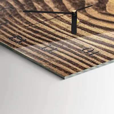 Wanduhr design ausgefallen vertikal Holz