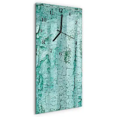 Vertikale glas wanduhr Bellen