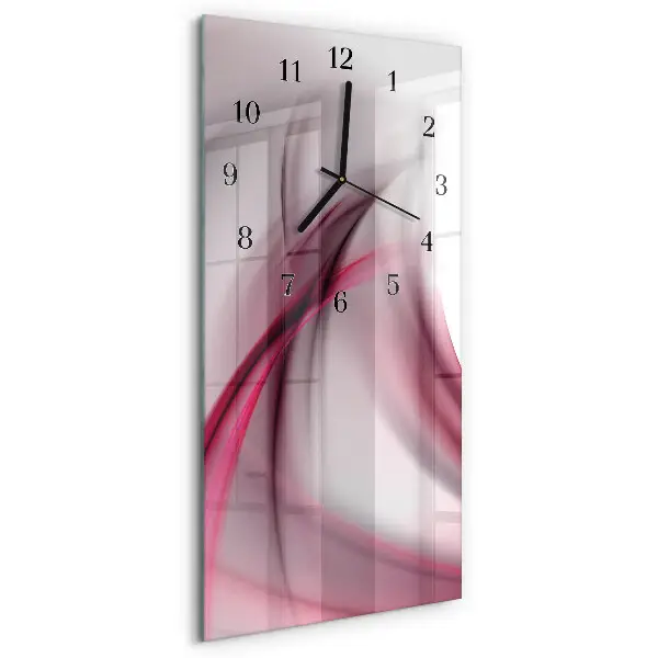 Wanduhr mit motiv vertikal Abstraktion