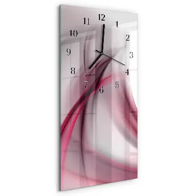 Wanduhr mit motiv vertikal Abstraktion