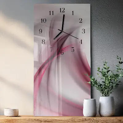 Wanduhr mit motiv vertikal Abstraktion