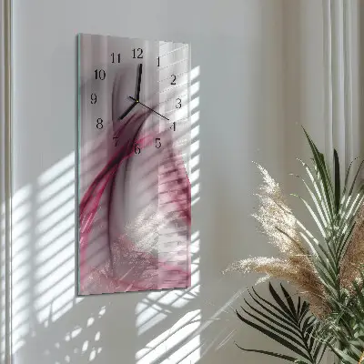 Wanduhr mit motiv vertikal Abstraktion