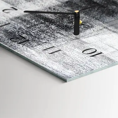 Wanduhr design ausgefallen vertikal Kontrast