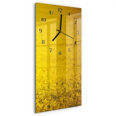 Vertikale Uhr Blumenfeld