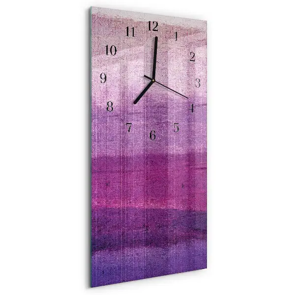 Moderne wanduhr vertikal Leinwand