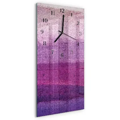Moderne wanduhr vertikal Leinwand