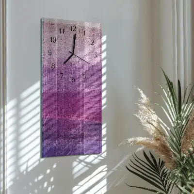 Moderne wanduhr vertikal Leinwand