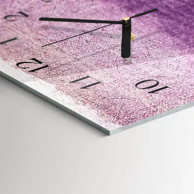 Moderne wanduhr vertikal Leinwand