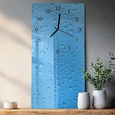 Vertikale Uhr Ein Tropfen Wasser