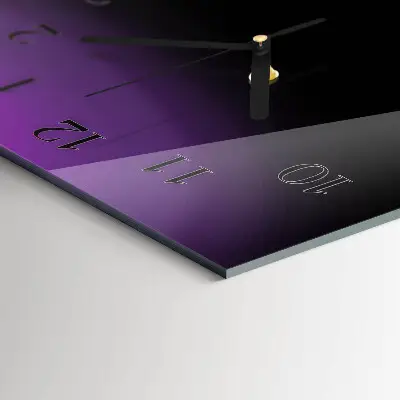 Wanduhr mit motiv vertikal Abstraktion