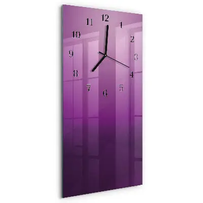 Vertikale glas wanduhr Material