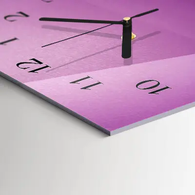 Vertikale glas wanduhr Material