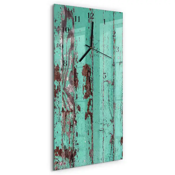Vertikale Uhr Holzwand