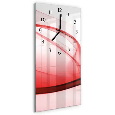 Moderne wanduhr vertikal Abstrakte Linien