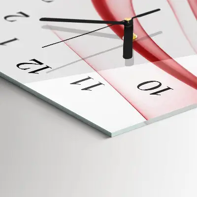 Moderne wanduhr vertikal Abstrakte Linien
