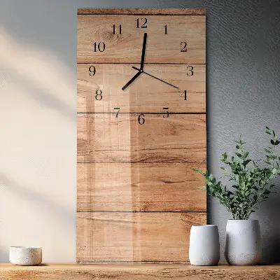 Wanduhr mit motiv vertikal Holzpaneele