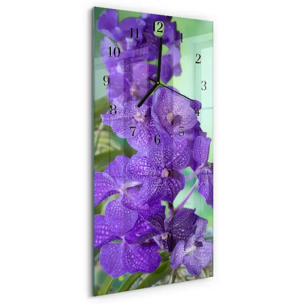 Vertikale Uhr Blumen