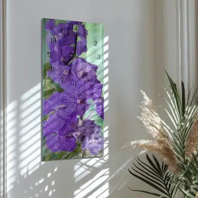 Vertikale Uhr Blumen