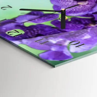 Vertikale Uhr Blumen