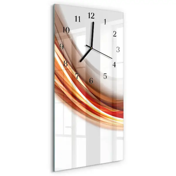 Wanduhr design ausgefallen vertikal Abstrakte Linien