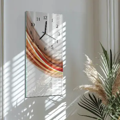 Wanduhr design ausgefallen vertikal Abstrakte Linien