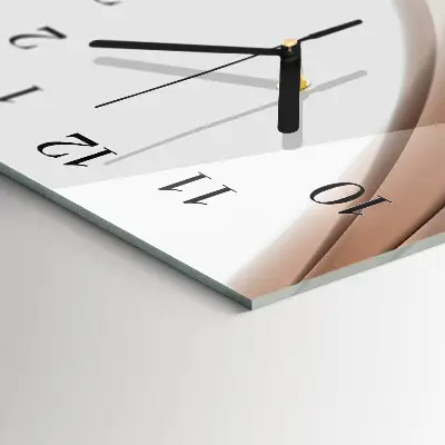 Wanduhr design ausgefallen vertikal Abstrakte Linien