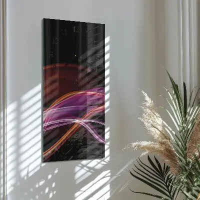 Wanduhr design ausgefallen vertikal Abstrakte Kunst